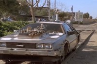 Eastwood Ravine Delorean time machine Death site from Back to the Future Part 3 Port Hueneme Oxnard California 1990