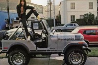 Eddie Van Halen on a Jeep Renegade Los Angeles, California