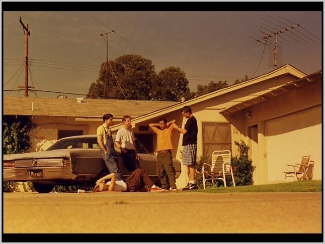 Gwen Stefani and the No Doubt house - Anaheim, California 1990s