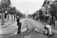 Walt Disney on Main Street USA at Disneyland