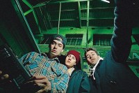 The Beastie Boys behind G-Son studios - Atwater Village, Los Angeles California - Early 1990s