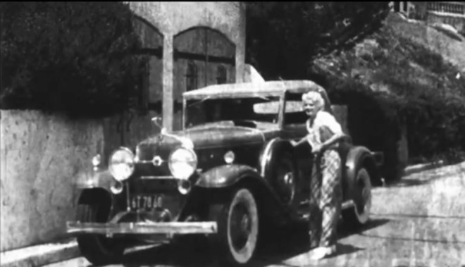 Jean Harlow in Whitley Heights Hollywood Hills, California 1930’s