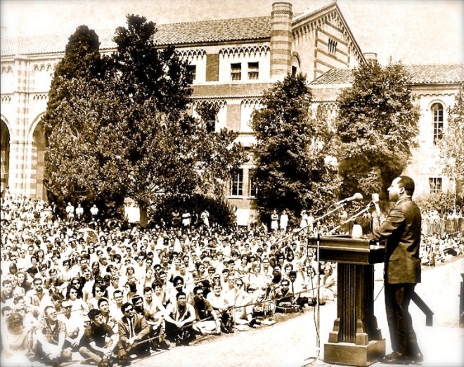 Martin Luther King Jr speaks at UCLA - 1965